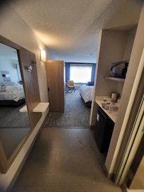 Fridge and microwave
