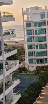 La Vista desde la habitacion muy bonita,y el hotel es muy tranquilo