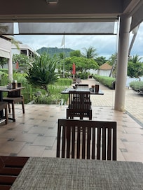 Near the bar.