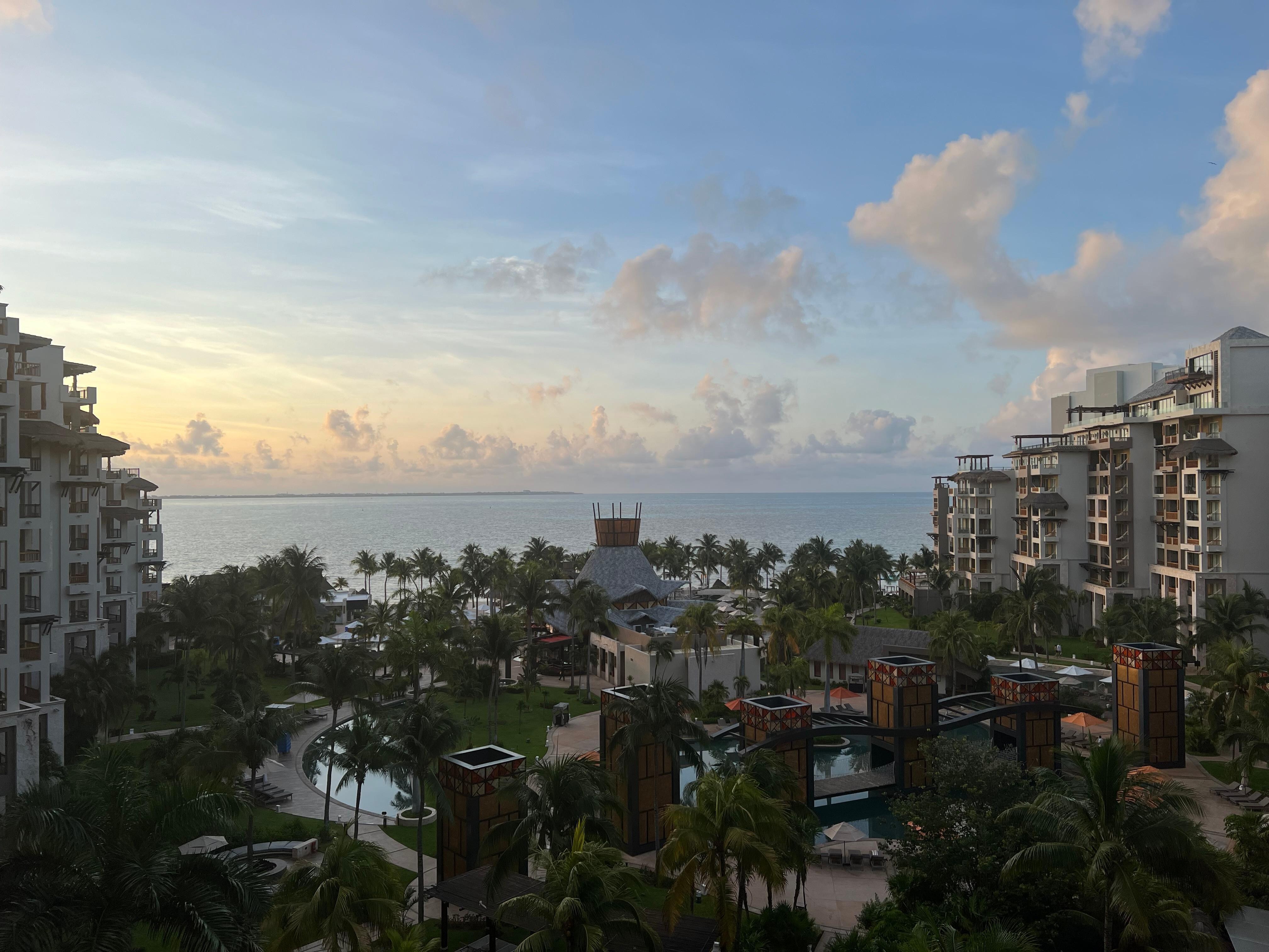 The ocean view every morning!