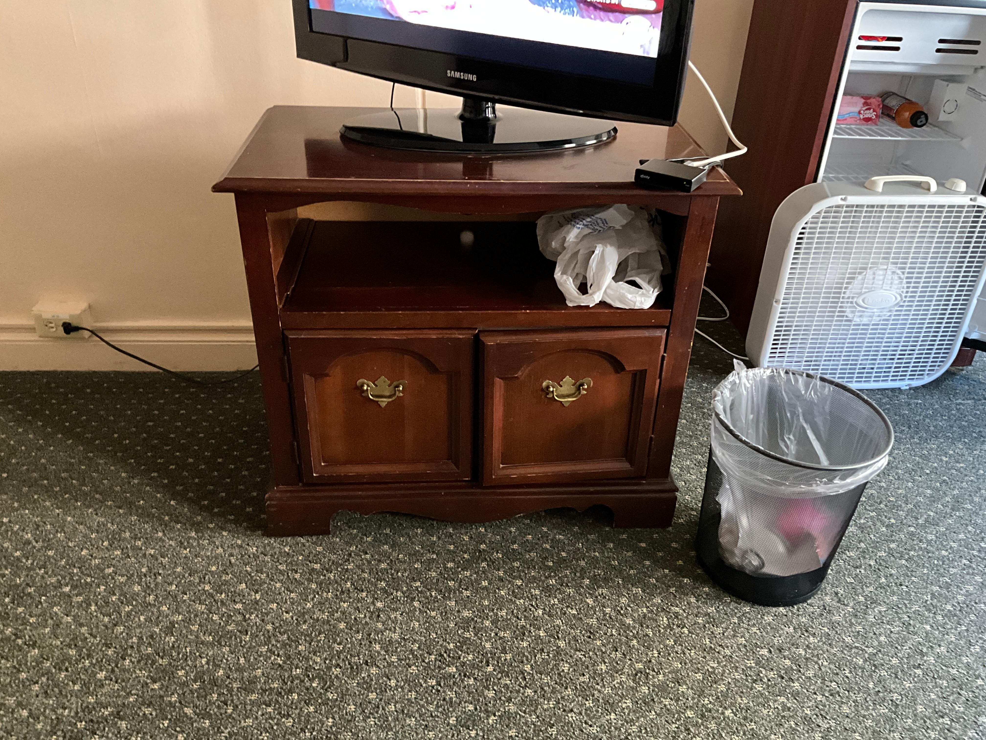 The door was stuck this way