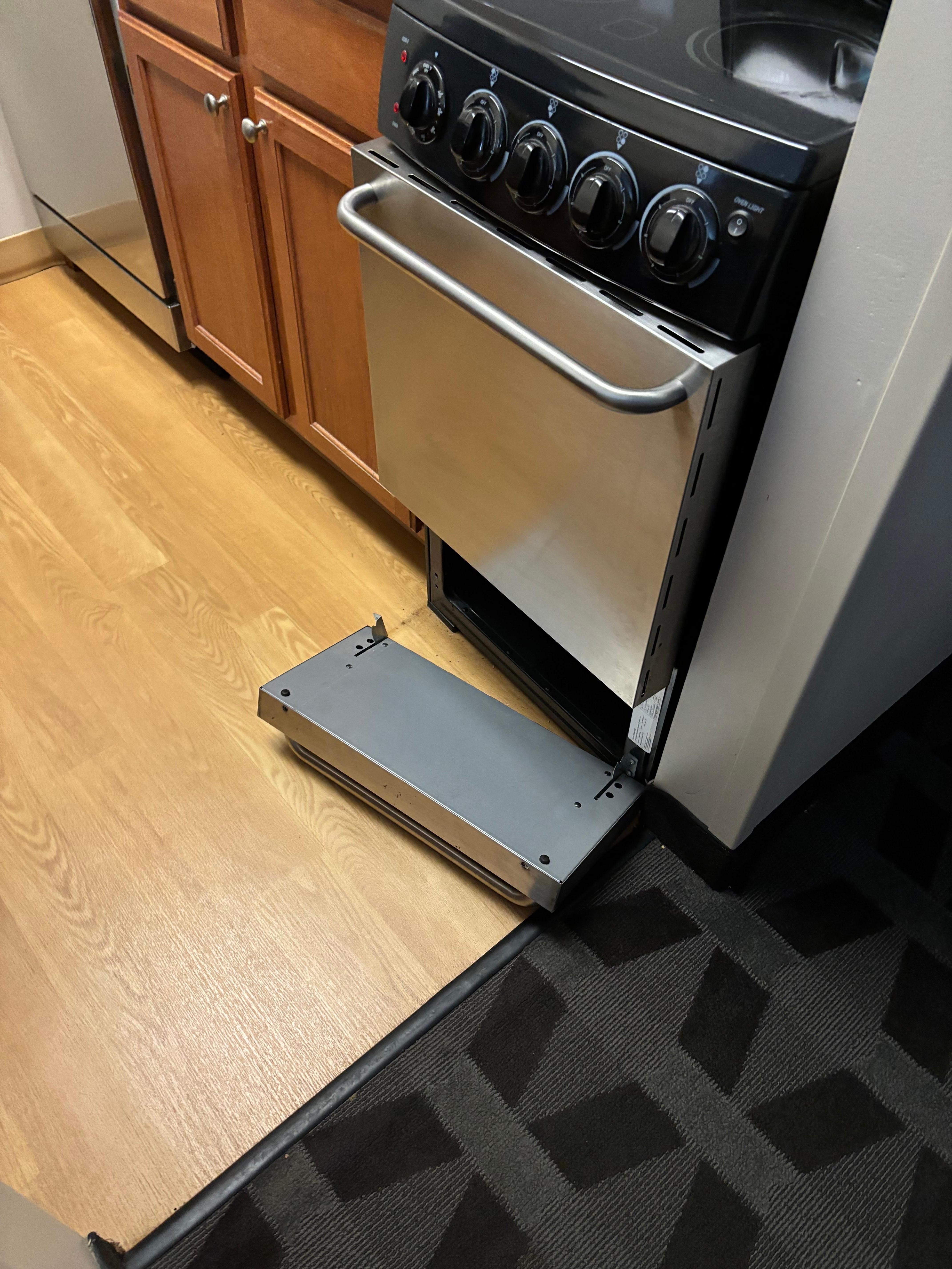 Broken off just laying there. 