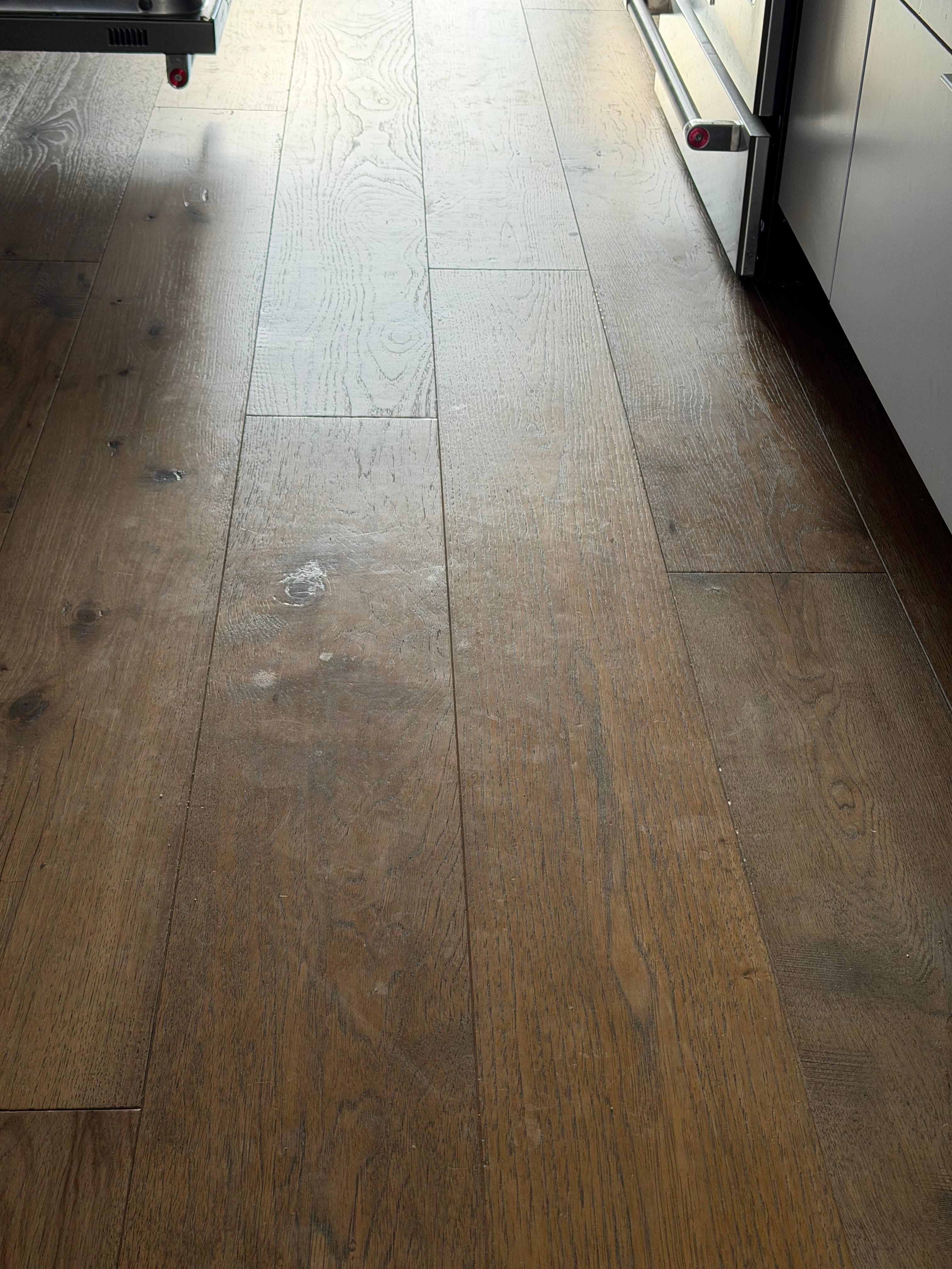The floors hadn’t even been swept, let alone mopped.