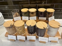 Fixings at cereal station