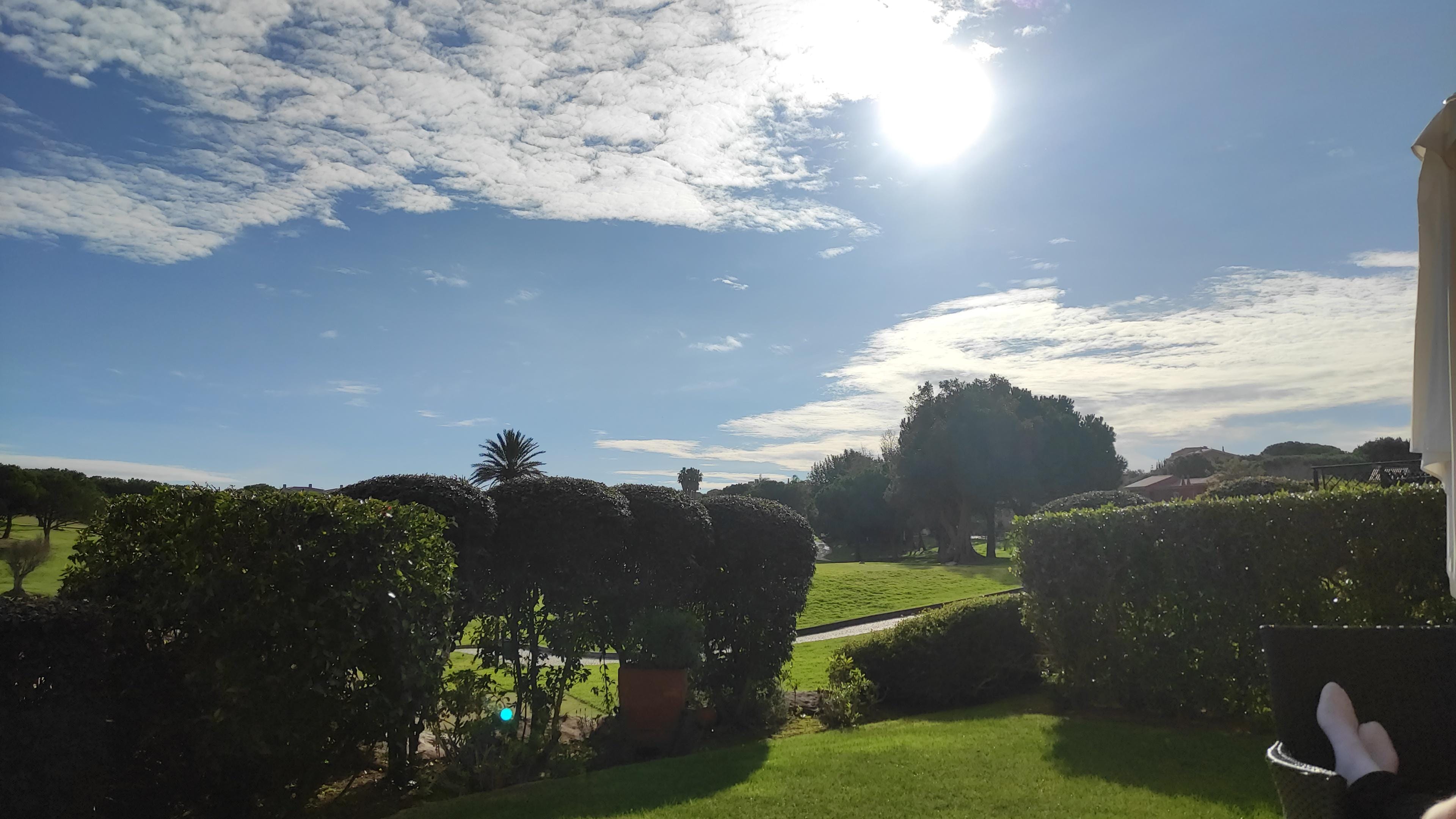 Blick auf Tee Abschlag 15