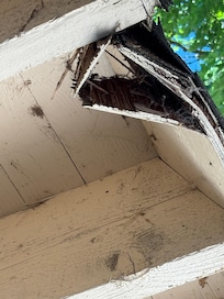 Roof is falling apart