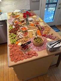 Kitchen has ample space