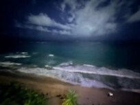 View from Balcony at night