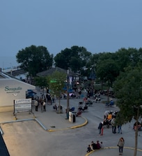 Saturday night music at the pier. Taken from our balcony at the hotel.