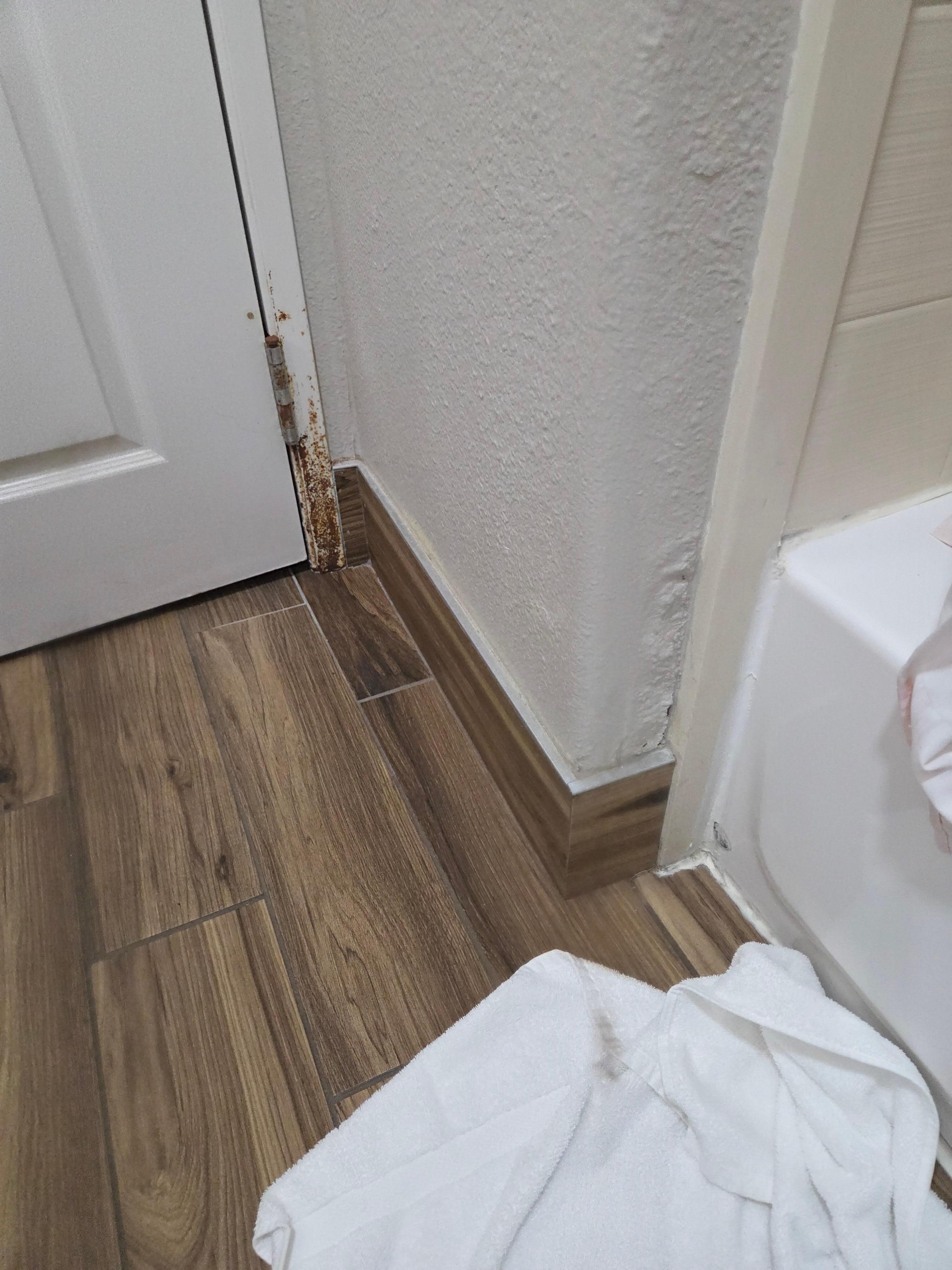 Rust. Paint peeling, water damage