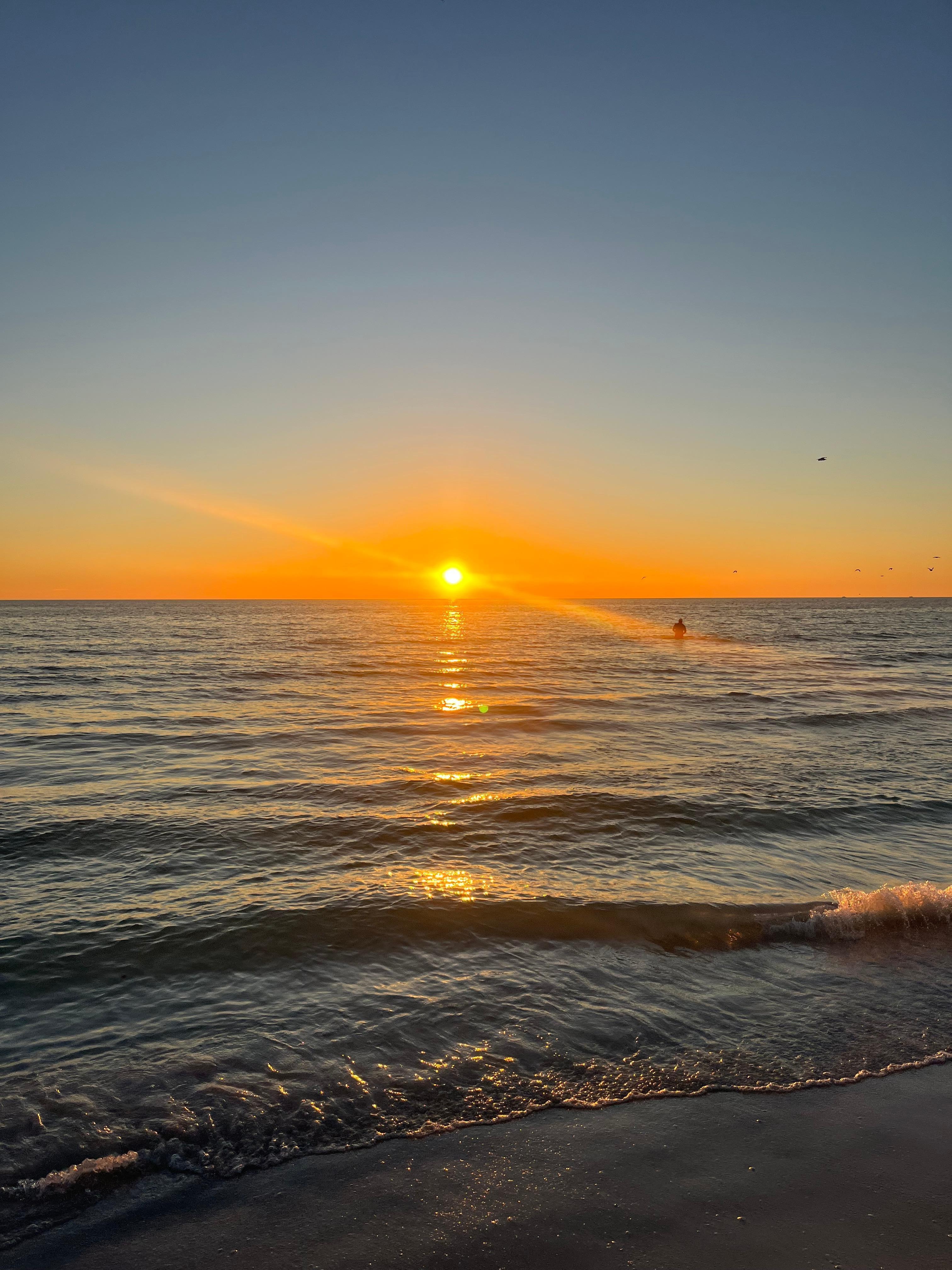 Sunset and additional photos of the ocean. 