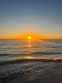 Sunset and additional photos of the ocean.