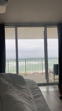 My favorite was being able to lay in the master bed and look out to the water