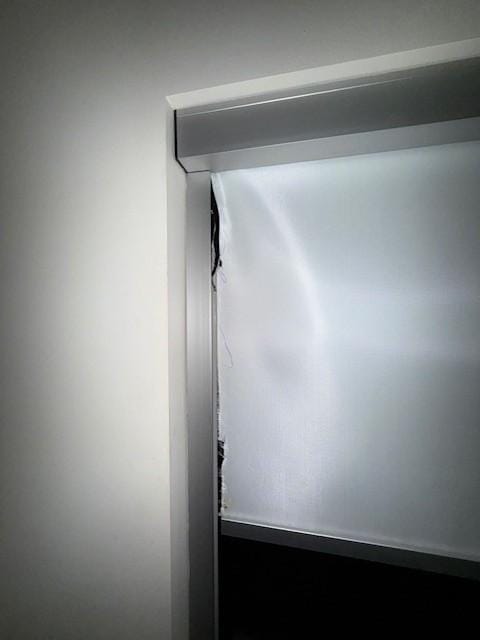 broken blind we had to 'fix' before we could lower it