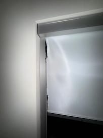 broken blind we had to 'fix' before we could lower it