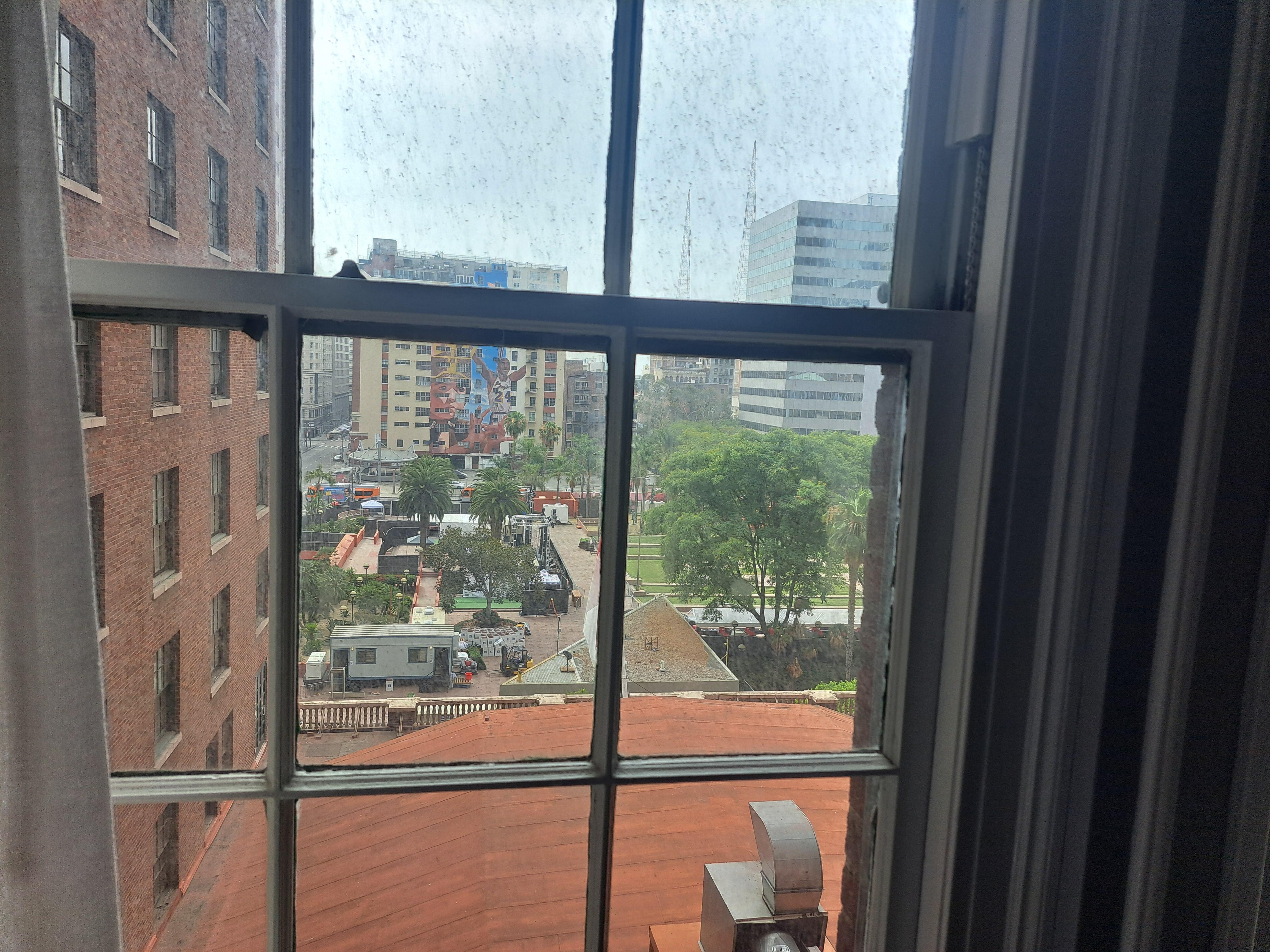 View of Pershing Park ftom my room.