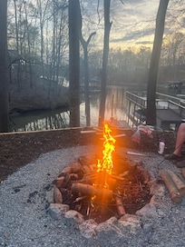 Had a fire every night