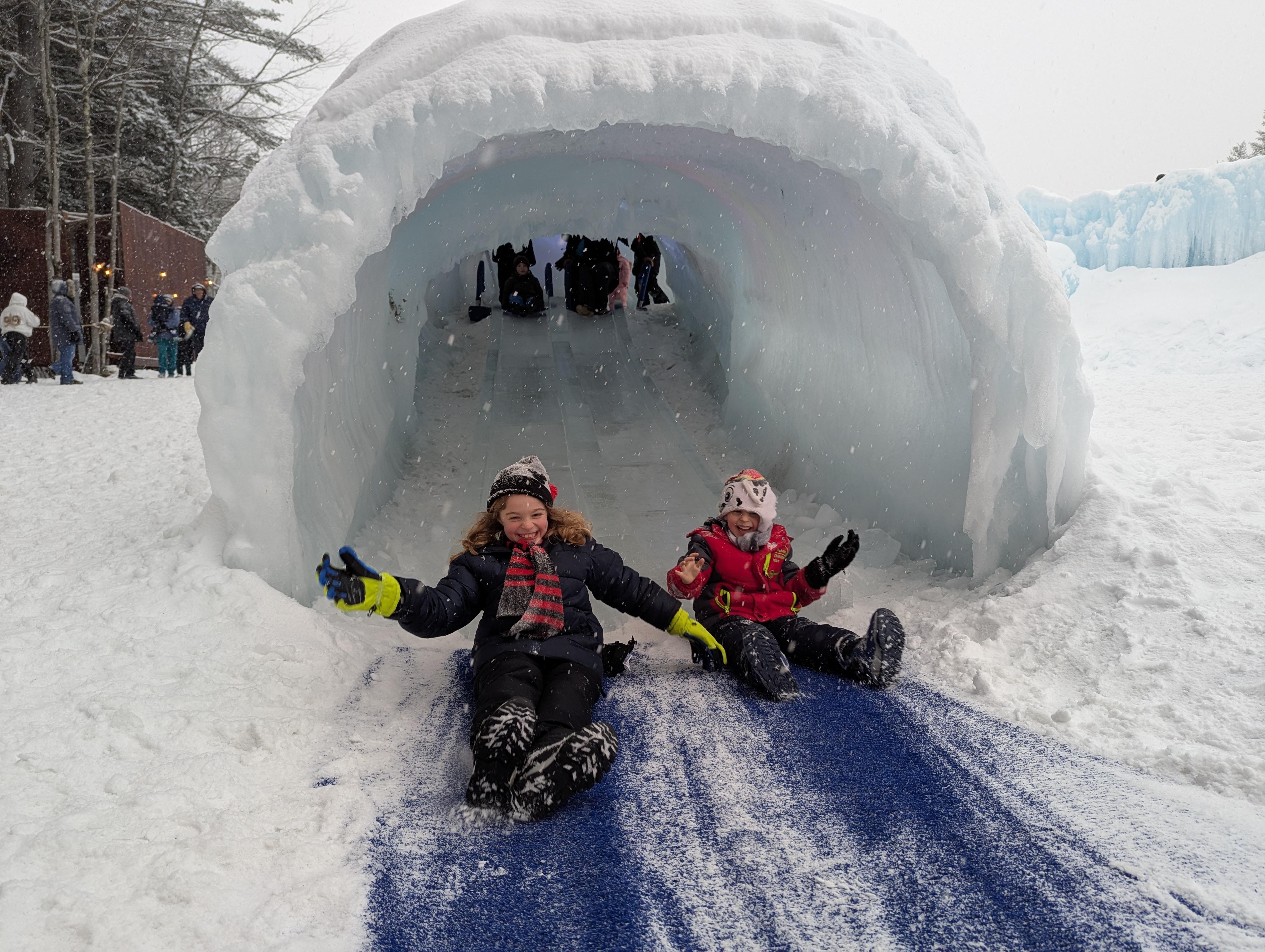 Ice castles in Lincoln