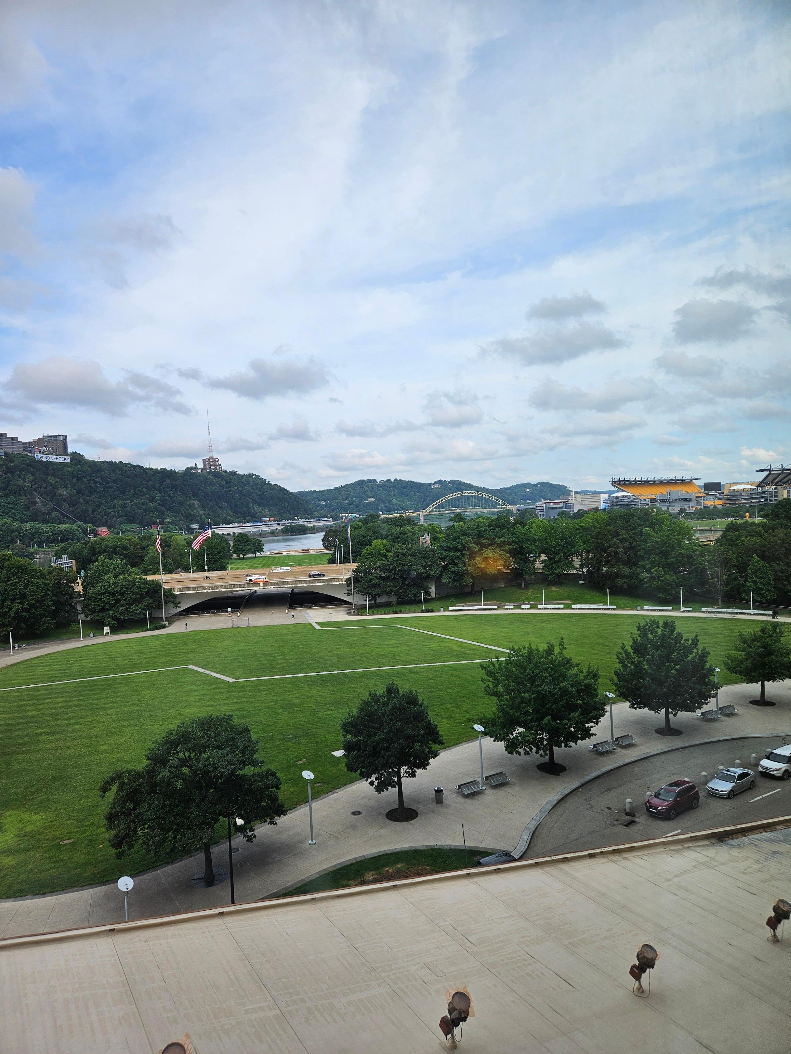 View from our 8th floor room