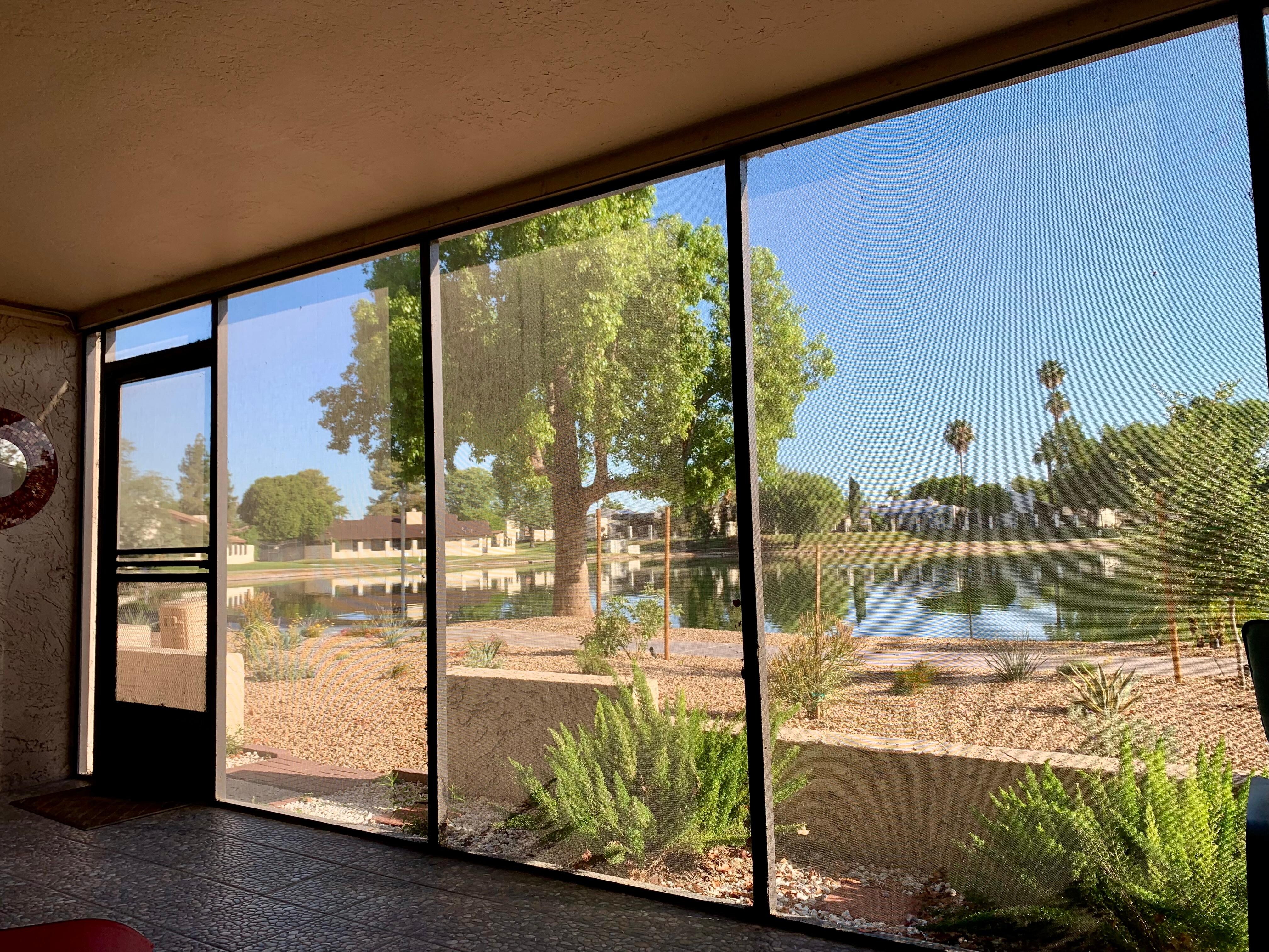 Screened patio