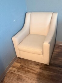 Worn couch with odor