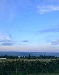 Evening view from the room