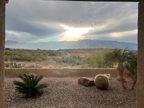View from outside patio.