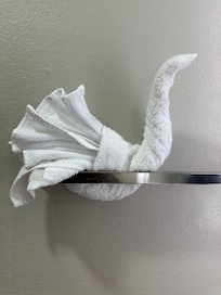 This is gorgeous how they did this with towels