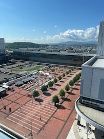 餐廳望向旭川駅