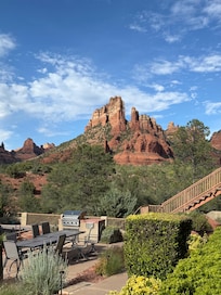 Amazing views from the courtyard!