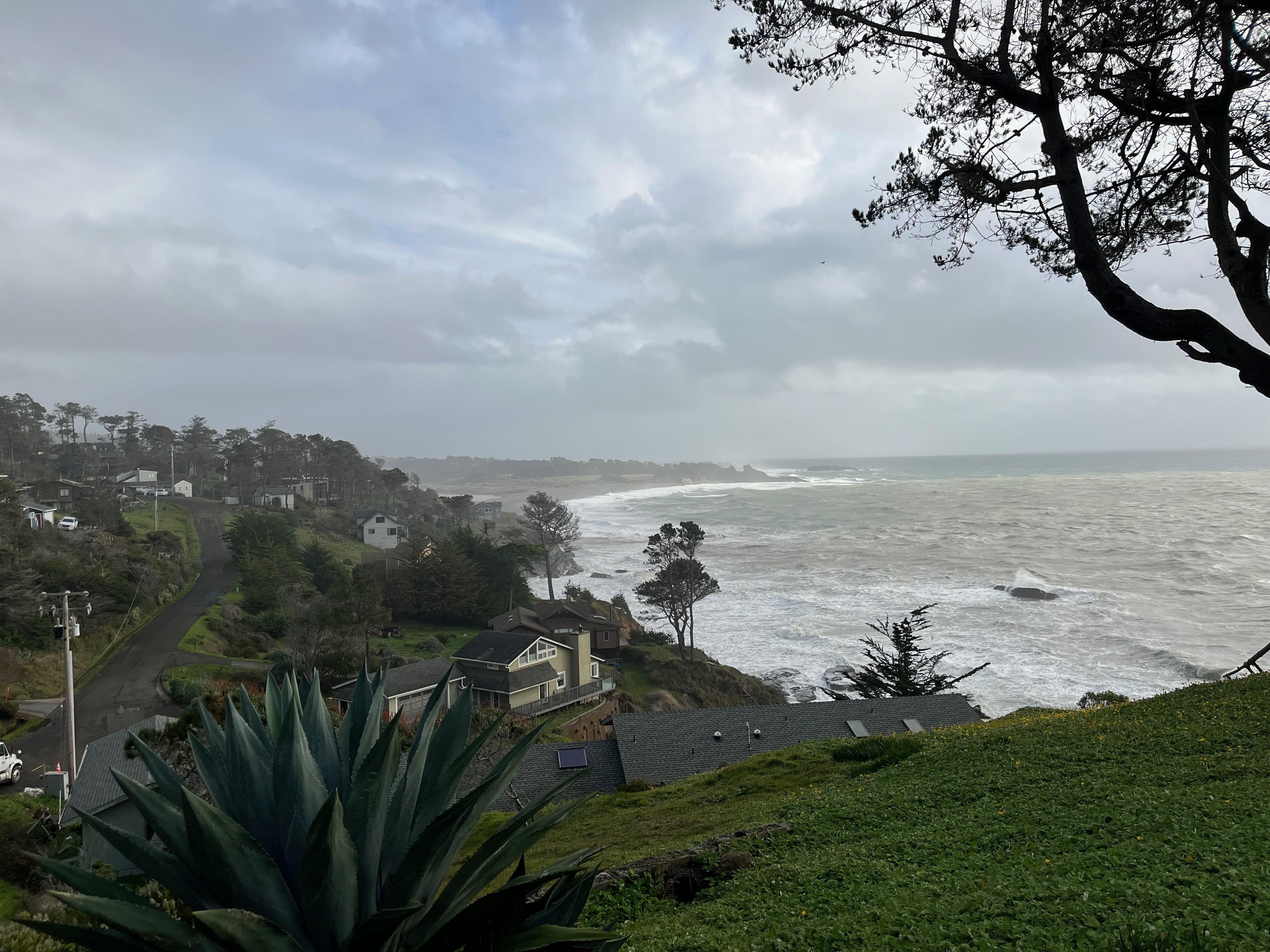 view on a neighborhood walk