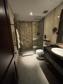 Lovely accessible shower