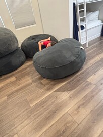 Giant bean bags? Yes!