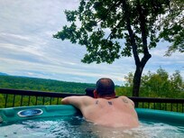 Can't beat the view from hot tub