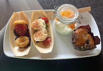 Continental breakfast options have slight changes every day