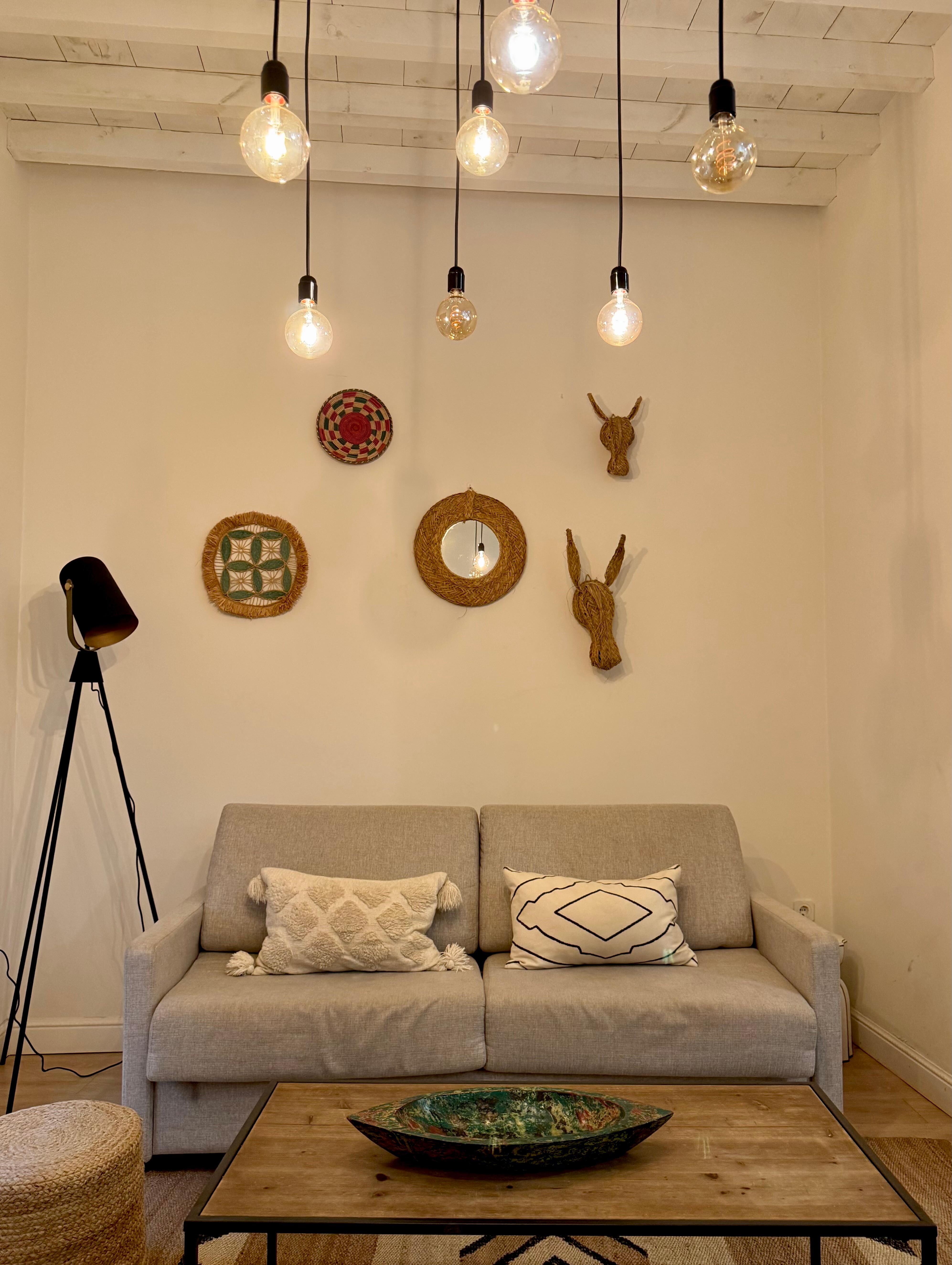 Sala con divano letto