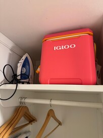 A cooler that we could use while we were there! Such a nice touch.