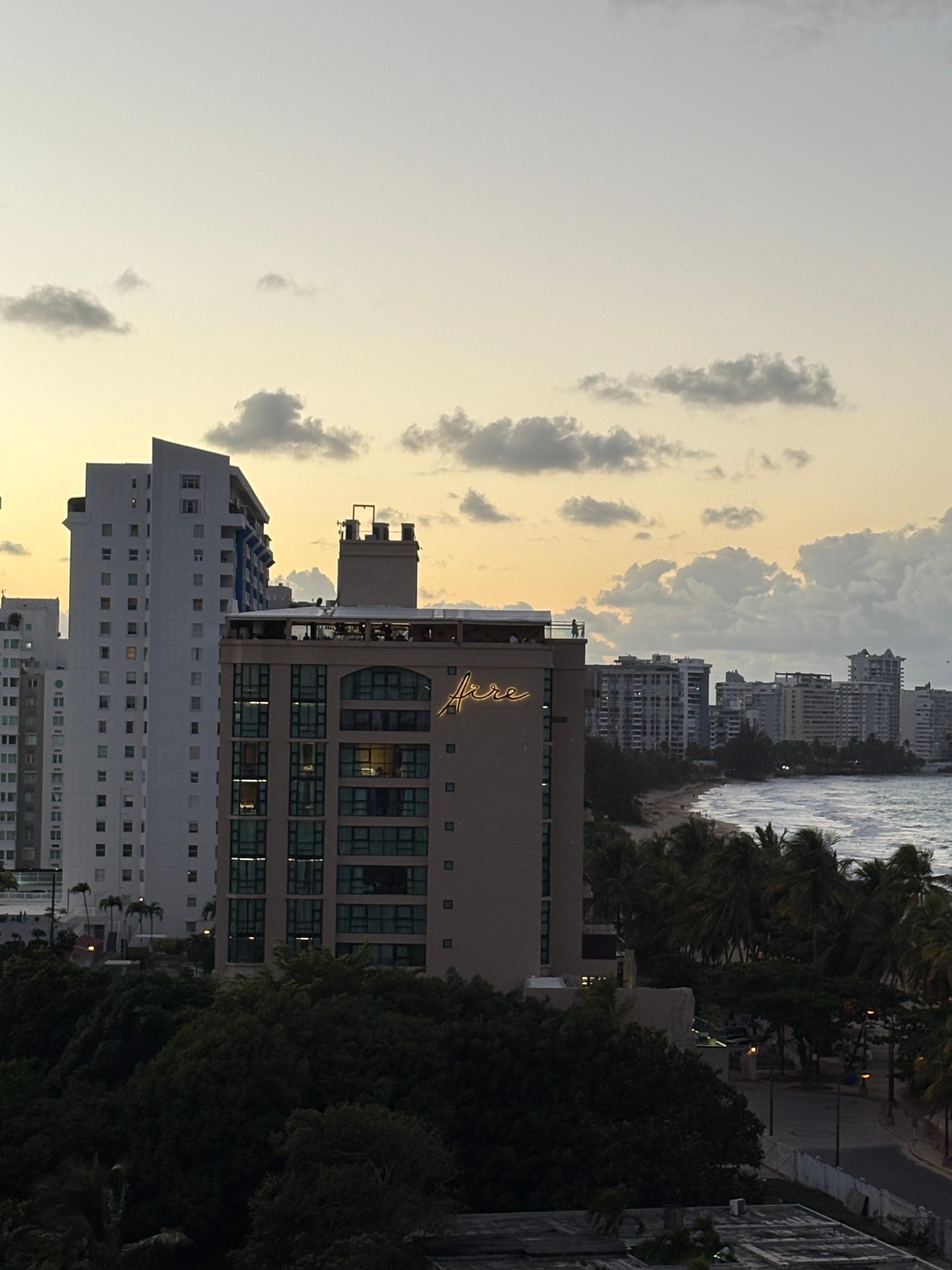 View from the balcony.
