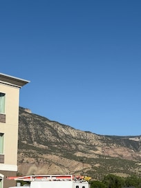 View from parking lot