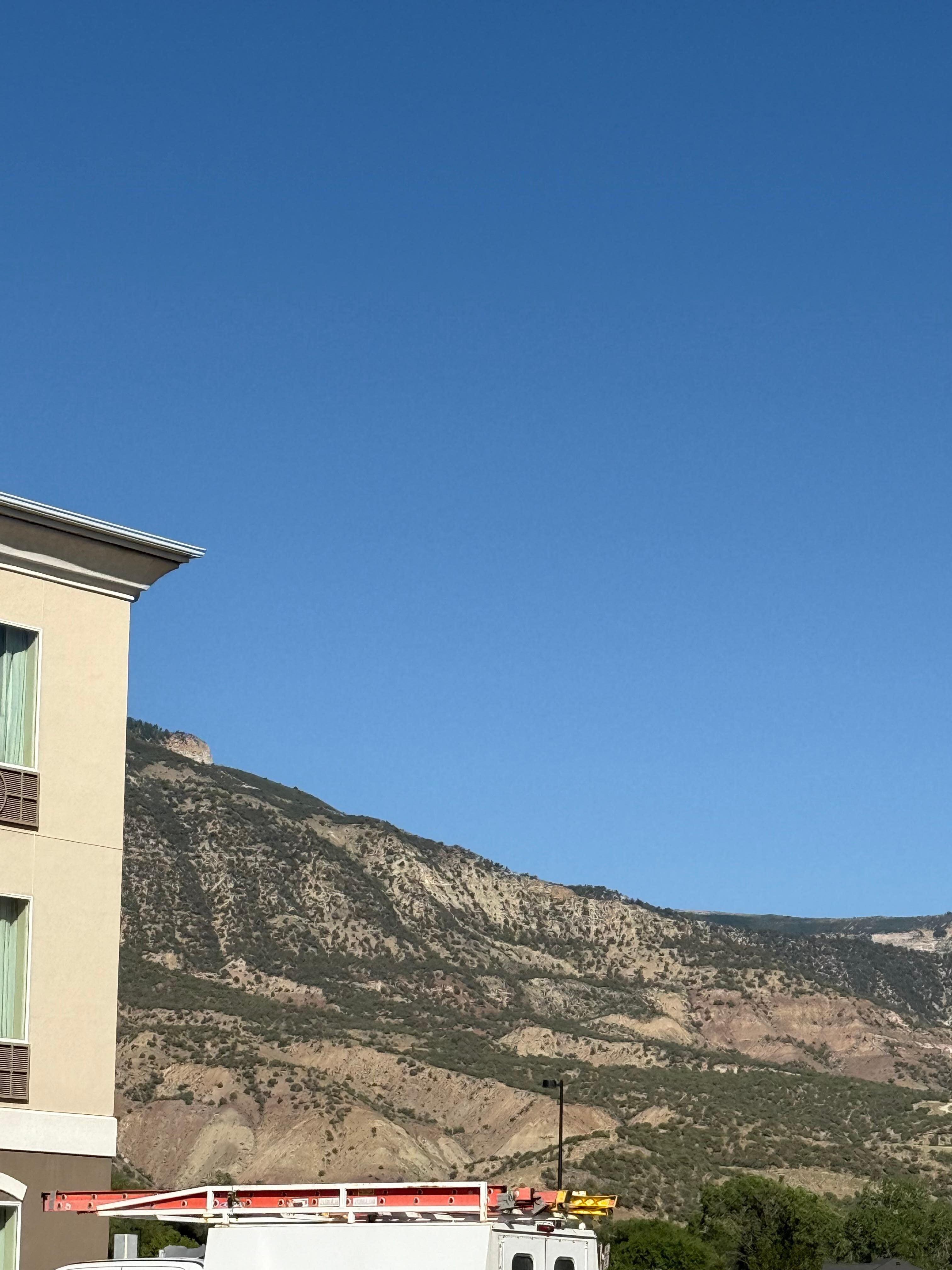 View from parking lot