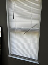Bedroom blinds broken