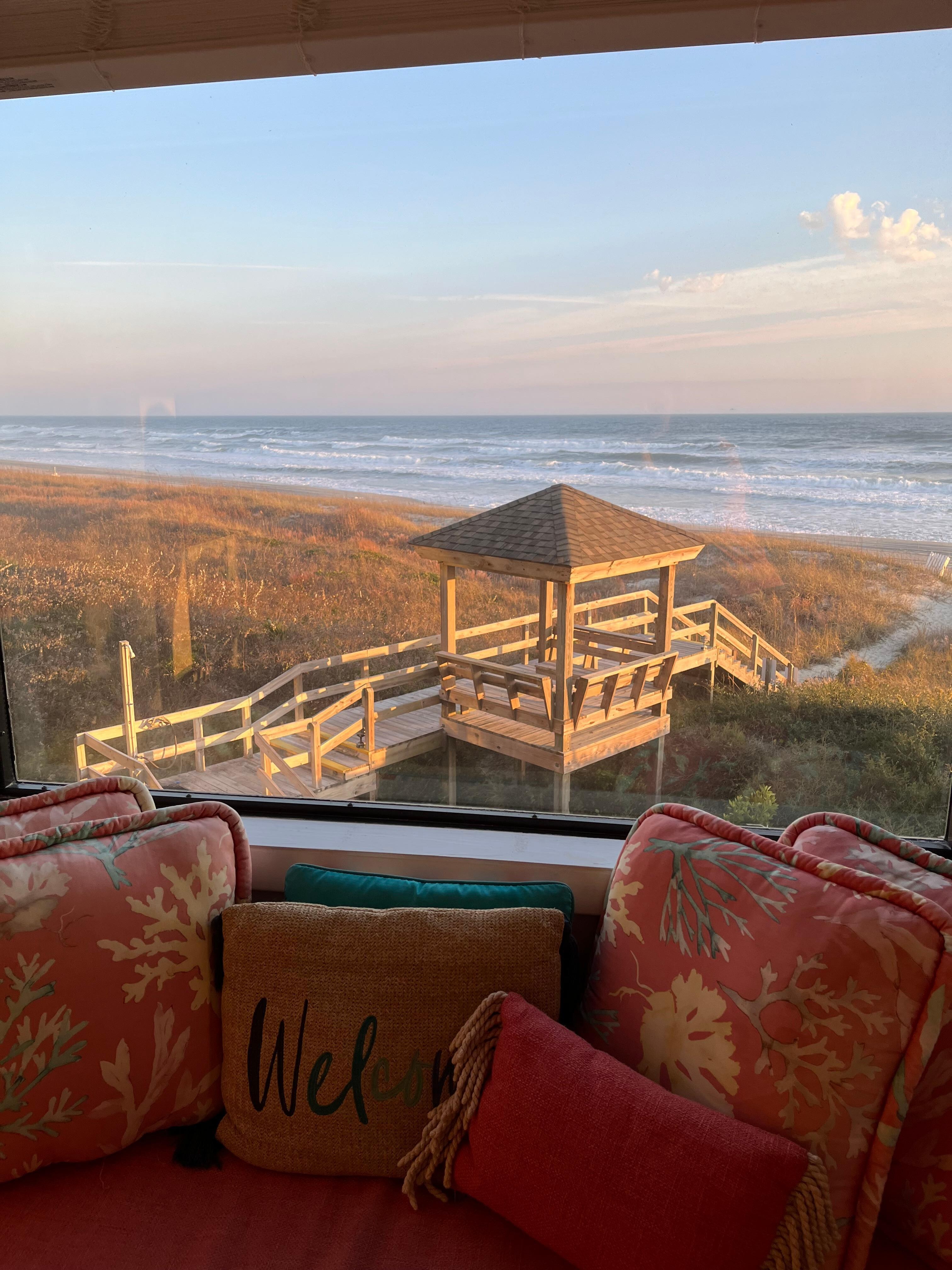 View from window seat