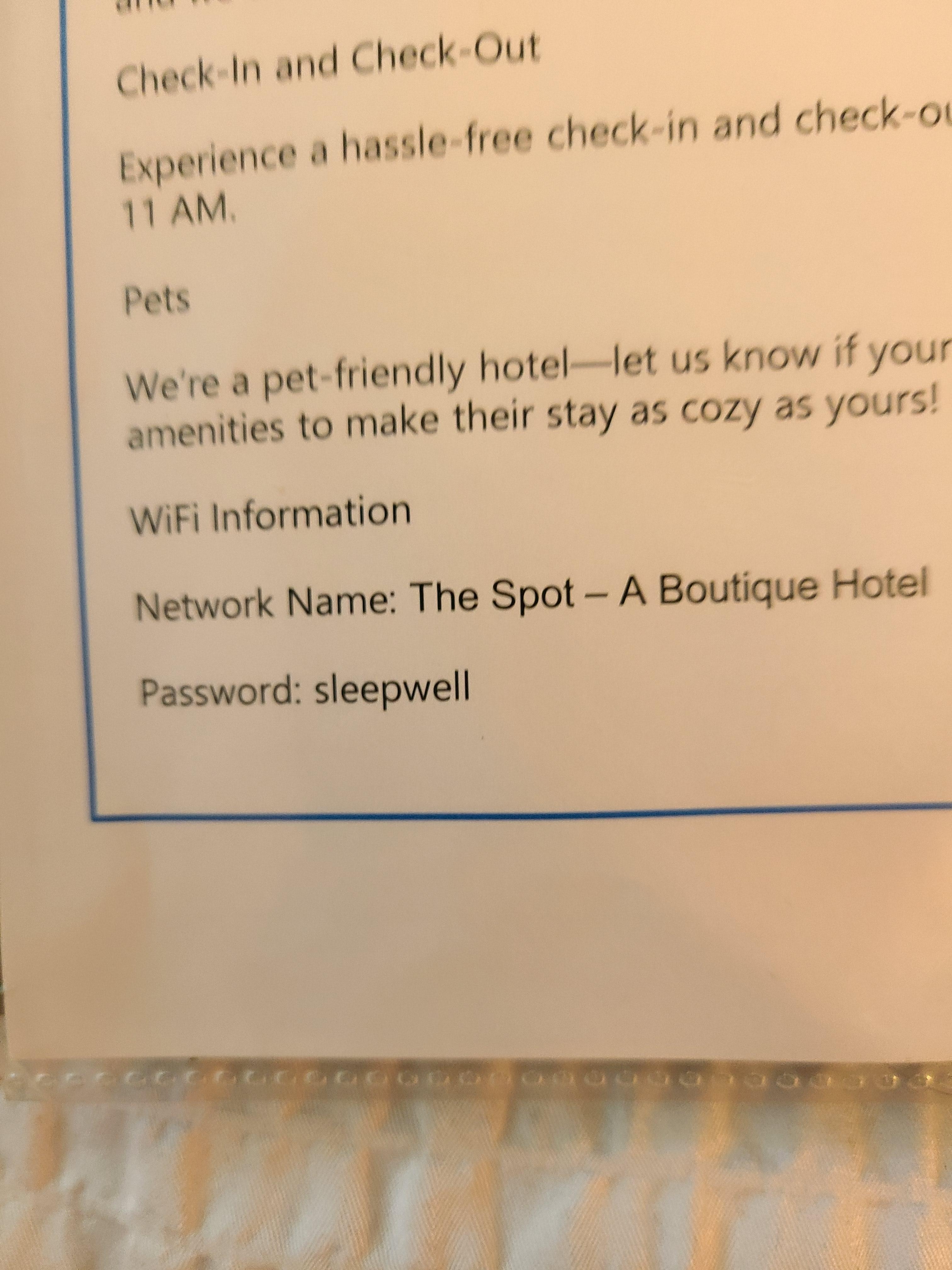 The wrong user name and password.