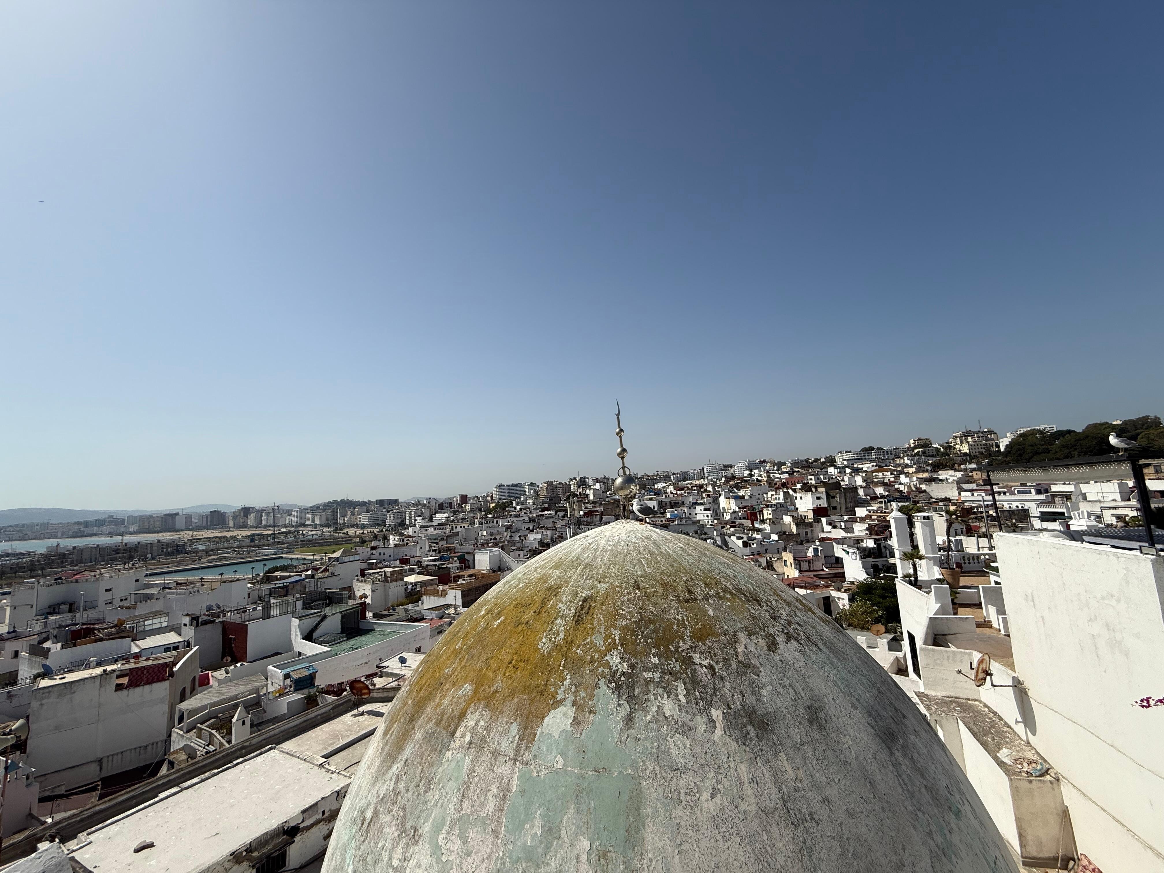 Breakfast rooftop view