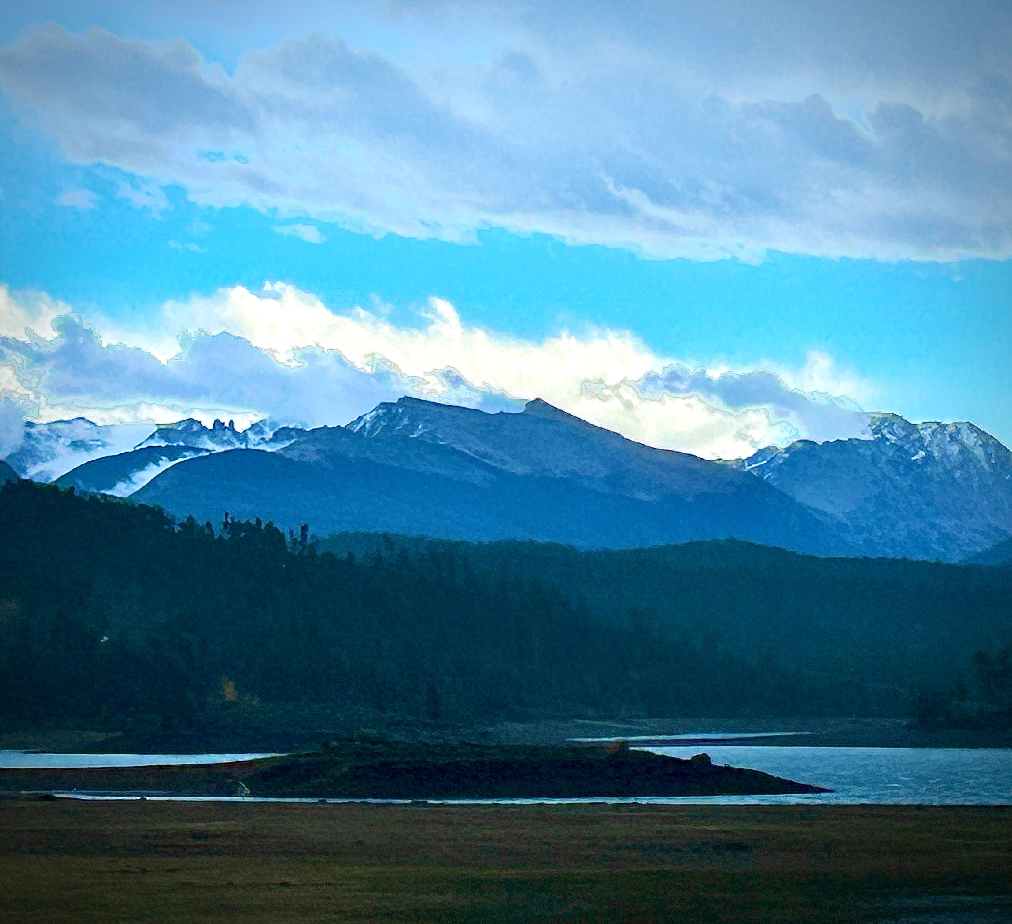 From main floor deck