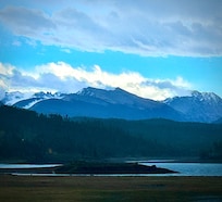 From main floor deck