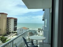 From the balcony you can watch the ocean/beach