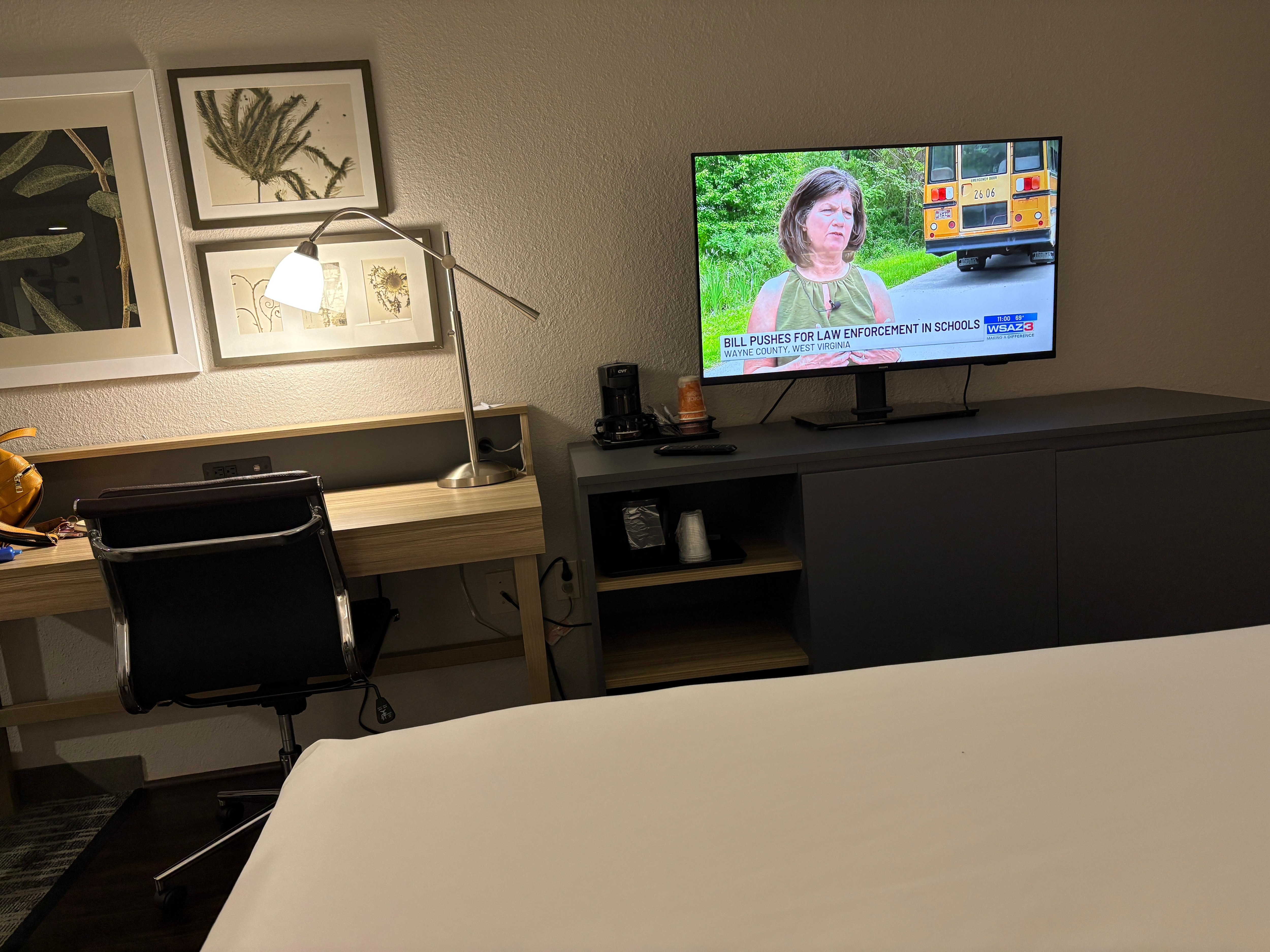 Bed w/Tv