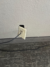 One of the sockets in room