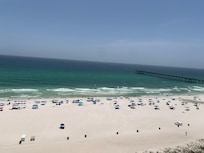 This is the view from the balcony.